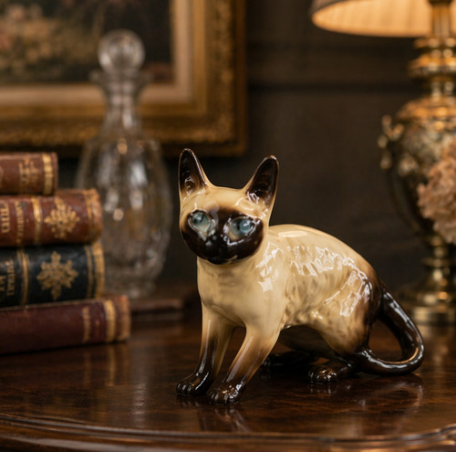 Siamese cat made england - cat, in