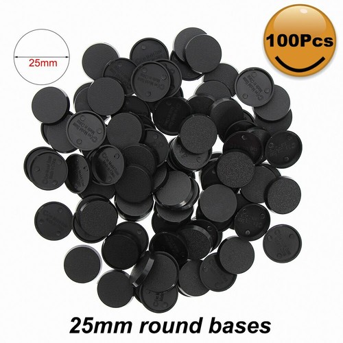 Evemodel 100pcs 25mm round - 100pcs,
