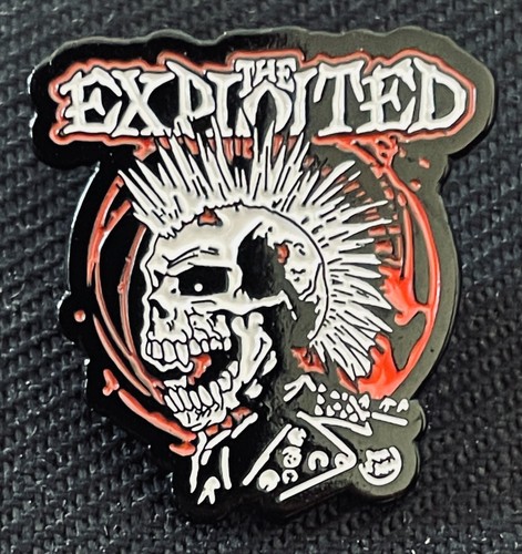 Exploited metal enamel pin - metal,