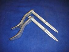 Footprint Pair of 5" Brick Block Dutch Masons Pegs Pins with Chrome Finish
