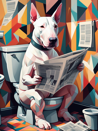 Abstract english bull terrier - abstract.english,