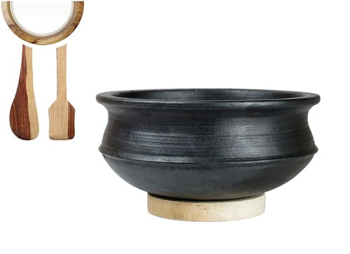 Terracotta earthen clay pot - terracotta,