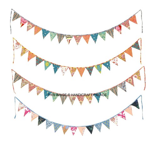 Double sided fabric bunting - sided,