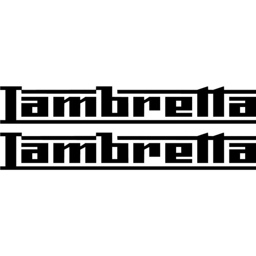 Lambretta decals stickers - decals, x2