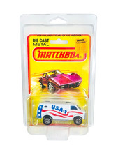Matchbox Lesney Superfast No. 68 USA-1 Chevy Van - 1980 Carded Die Cast