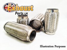 Stainless BMW M57 E39 525d 530d E38 730d Exhaust Flexi Pipe Repair Cat Section