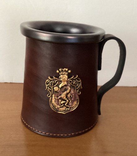 1970 leather and ceramic - 1970's,