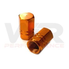 Valve Dust Caps Orange for Yamaha WR125R WR125X