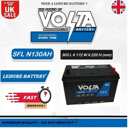12v 130ah leisure battery - 12v,