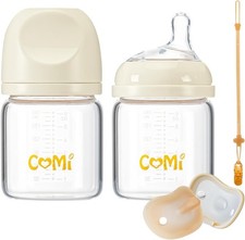 Glass Baby Bottles, 2 Pack