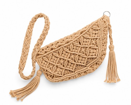Boho macramé crochet shoulder - macramé,