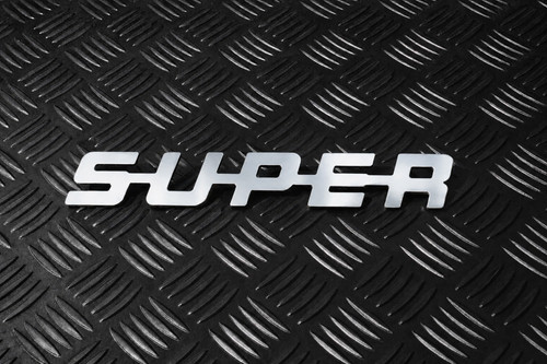 Scania super badge stainless - super,