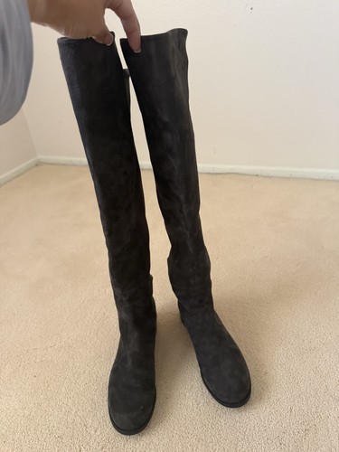 Stuart weitzman brown suede - brown,