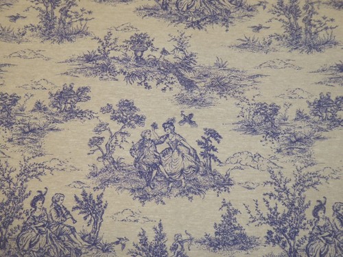 Toile jouy fabric cotton - de,
