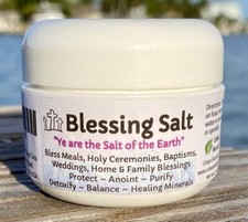 BLESSING SALT! Blessed Dead Sea Salt from Israel. Holy Ceremony Wedding Anoin...