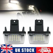 2x FOR PEUGEOT 206 207 306 307 406 CITROEN C3 C4 DS4 LED REAR NUMBER PLATE LIGHT