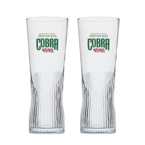 Cobra beer pint glass - beer,