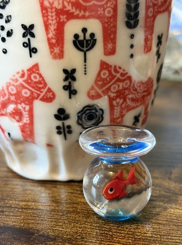Blown glass cute - cute, fish