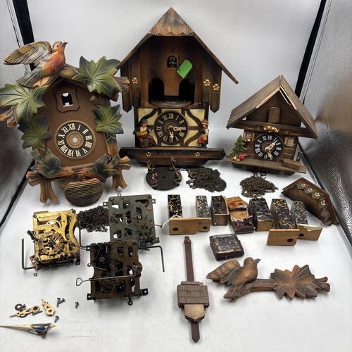 Lot vintage german cuckoo - 3,