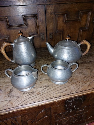 Tudric pewter tea - tea, set