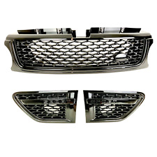 Gloss Black Front Grille Side