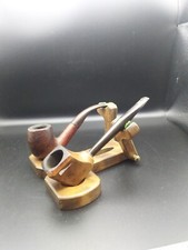 Vintage Wooden Double Pipe