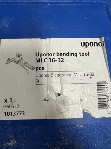 Uponor bending tool kit - uponor,