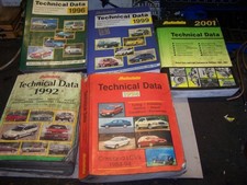 autodata technical data books all 5 books 92 94 96 99 01