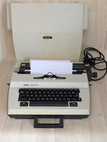 Erika electric typewriter - electric,