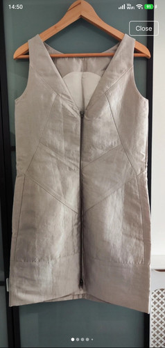 Amanda wakeley silver linen - silver,