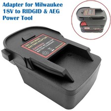 Adapter for Milwaukee 18V Li-Ion Battery To for Ridgid & for AEG 18V Black AU