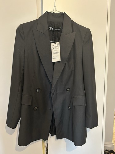 Zara charcoal blazer - charcoal, size