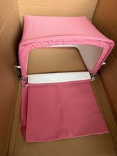 Silver Cross Dolls Oberon Pram Hood and Apron Rose Pink Celebration - BRAND NEW