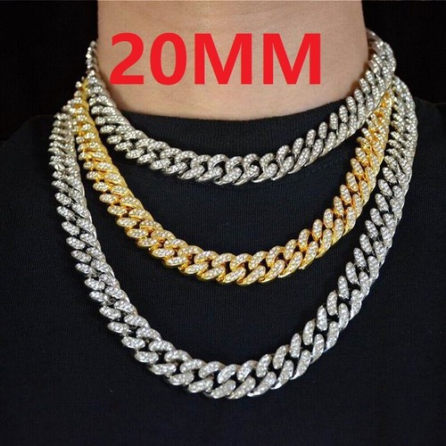 20mm bling men - men, iced