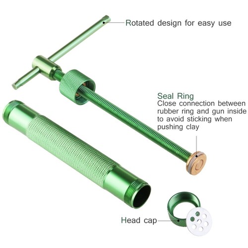 Green clay extruder polymer - clay,