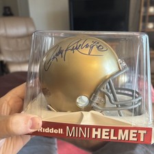 Rudy Ruetigger Signed Notre