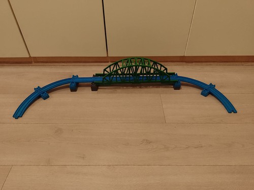 Green truss bridge - green, tomy