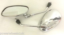 MIR29 SILVER REAR VIEW MIRRORS