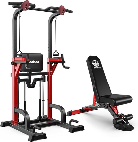 Power tower pull bar dip - pull, up