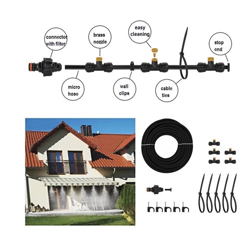 Water mist cooling kit - water,