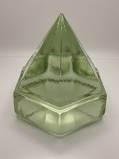 VTG LRG GREEN GLASS NAUTICAL