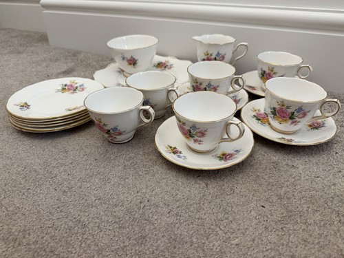 Vintage royal stafford floral - royal, "floral