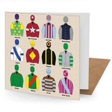 Vintage Jockey Silks Greetings