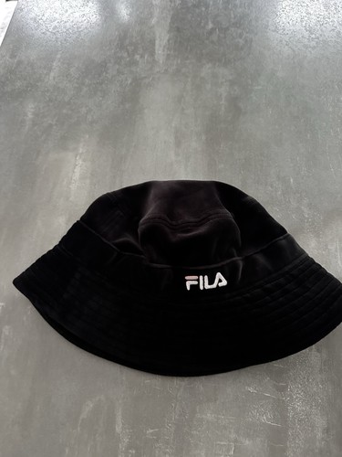 Retro fila bucket hat black - retro,