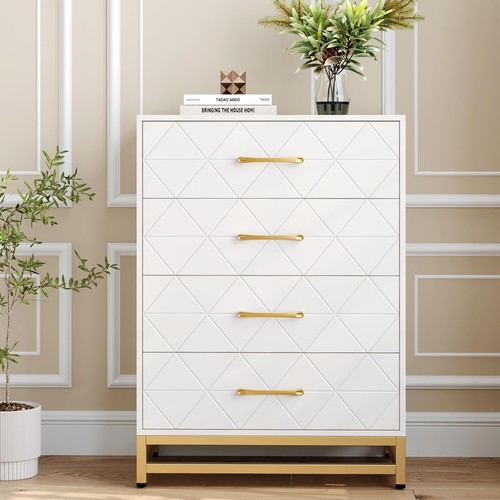 Dresser for bedroom drawers - dresser, 4-drawers