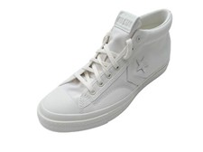 Converse Mens US 11 Vintage White Star Player 76 Mono Canvas Retro Mid Top Shoe