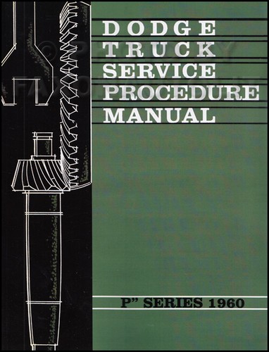 1960 dodge truck manual - truck,