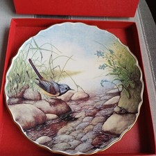 Spode British Birds Plate Grey