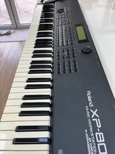 Roland XP80 Synth/Keyboard/Workstation/Extra Expansion/Keys weights fully seated
