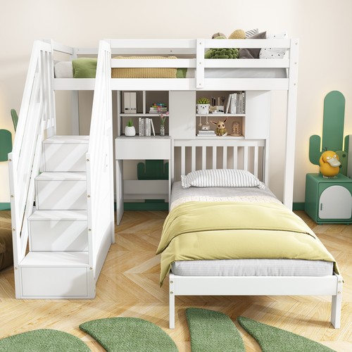 High sleeper bed with desk - sleeper,